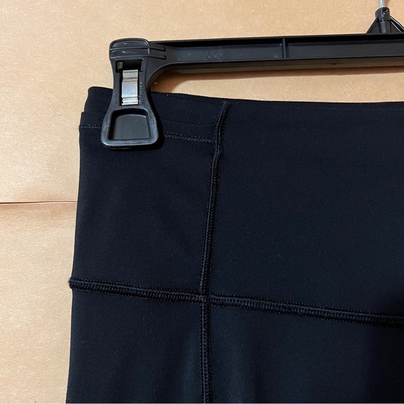 Lululemon | Fast & Free Crop II Nulux 19" High Rise Leggings Pocket Black Size 4 - Picture 4 of 11